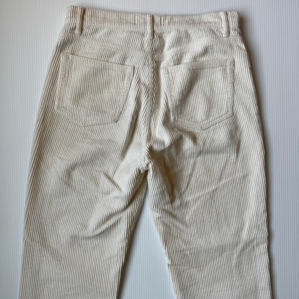 Reformation Cynthia Corduroy Pants 28 Cream Straight Cozy Nostalgic Retro Ivy - Picture 11 of 16
